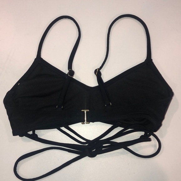 Xhilaration Black Bikini Top Size XS - Picture 3 of 5